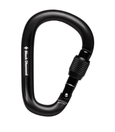 AR000098þPearlock Screwgate Carabiner - Black Diamond